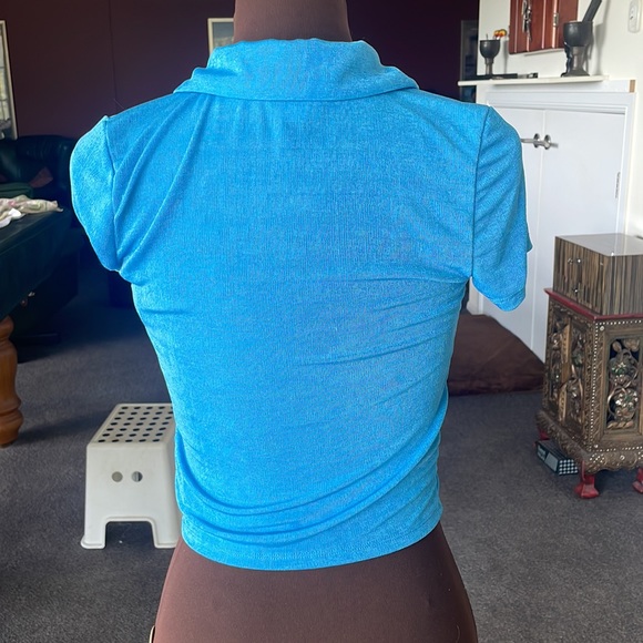 Glassons blue top xs - Picture 2 of 3